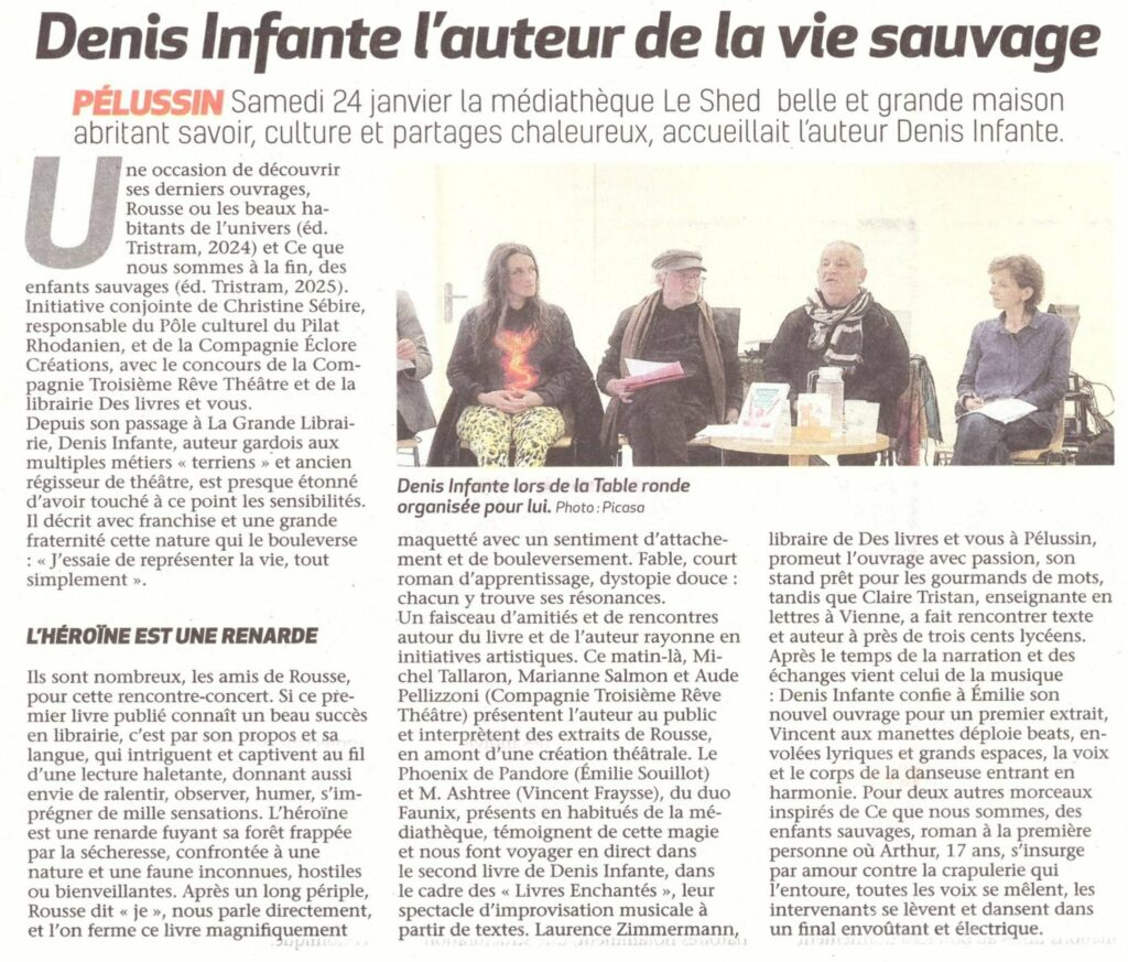 Article Le Réveil Pelussin Emilie souillot