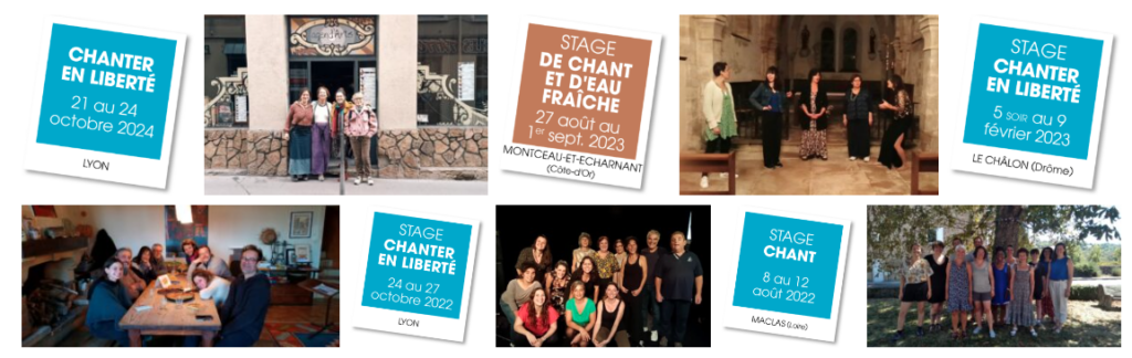 Stage de chant Emilie Souillot souvenirs