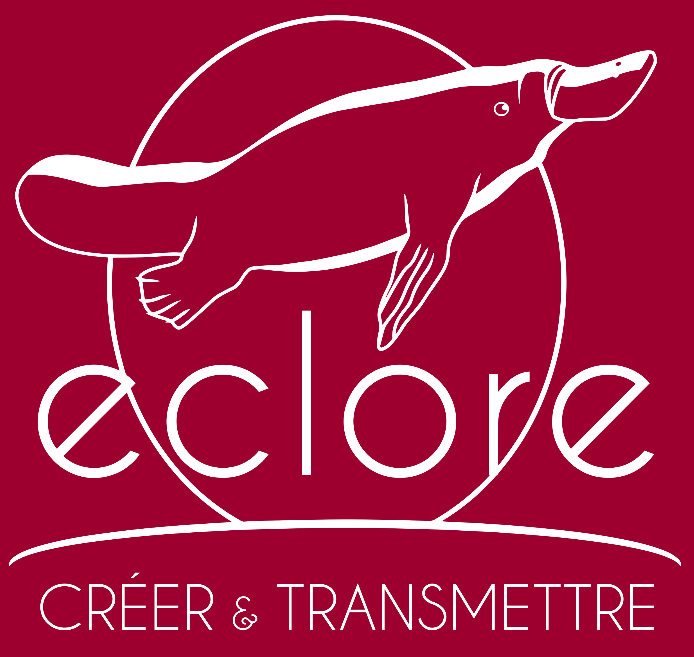 Logo Eclore Créations rouge