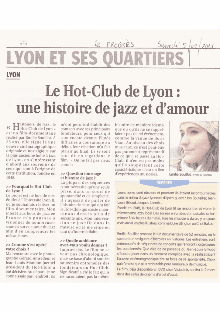 Le Progrès presse