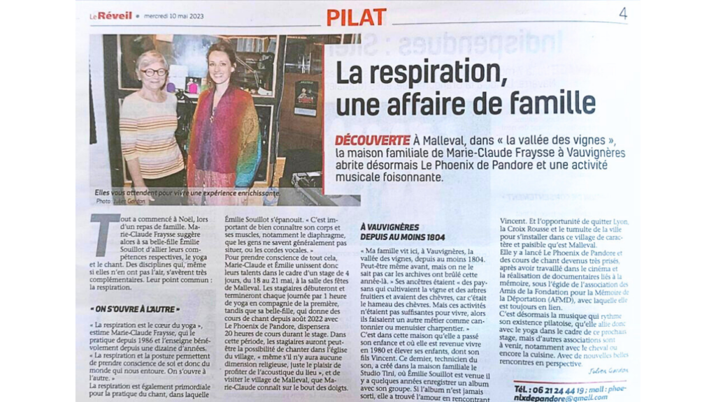 Presse MC et Emilie Pilat