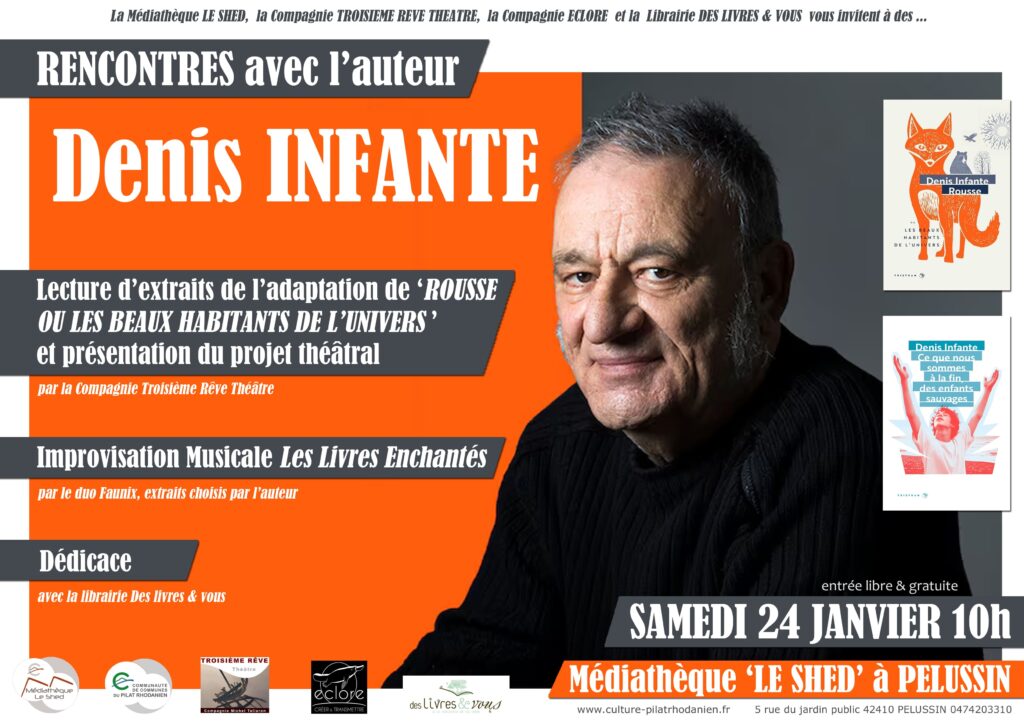 Affiche Rencontre Denis INFANTE